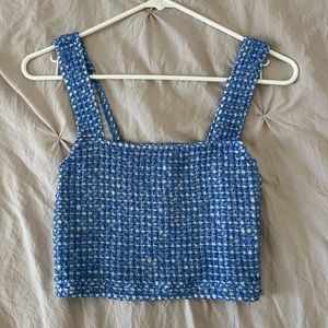 Knit crochet type Top from Zara!! New with Tags! Small